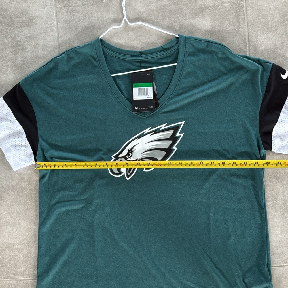 NWT Philadelphia Eagles Women's NFL Nike Dri-Fit Short Sleeve Tee - Size XL - Picture 9 of 9